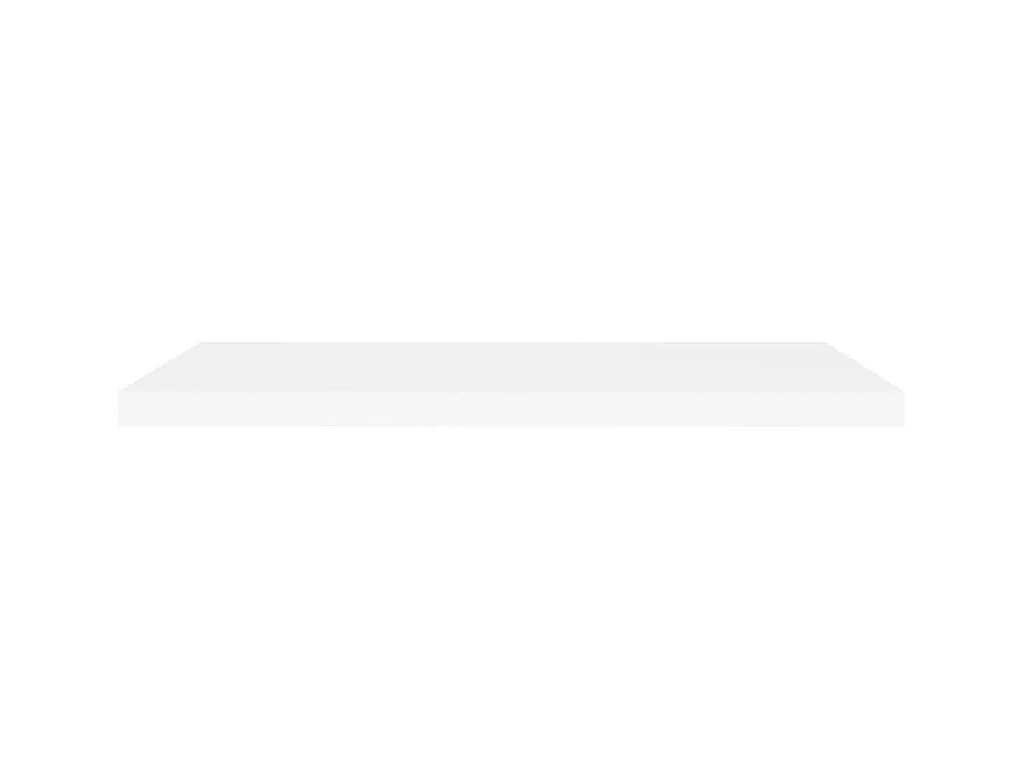 Estantes de pared pared 2 uds MDF blanco 90x23,5x3,8 cm ES30325