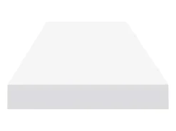Estantes de pared pared 2 uds MDF blanco 90x23,5x3,8 cm ES30325