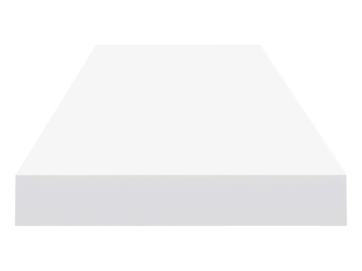 Estantes de pared pared 2 uds MDF blanco 90x23,5x3,8 cm ES30325