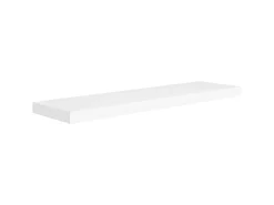 Estantes de pared pared 2 uds MDF blanco 90x23,5x3,8 cm ES30325