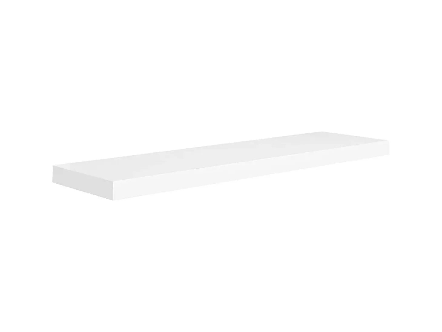 Estantes de pared pared 2 uds MDF blanco 90x23,5x3,8 cm ES30325