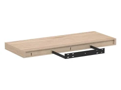 Estantes flotantes 4 piezas 60x23,5x4 cm madera de ingeniería
