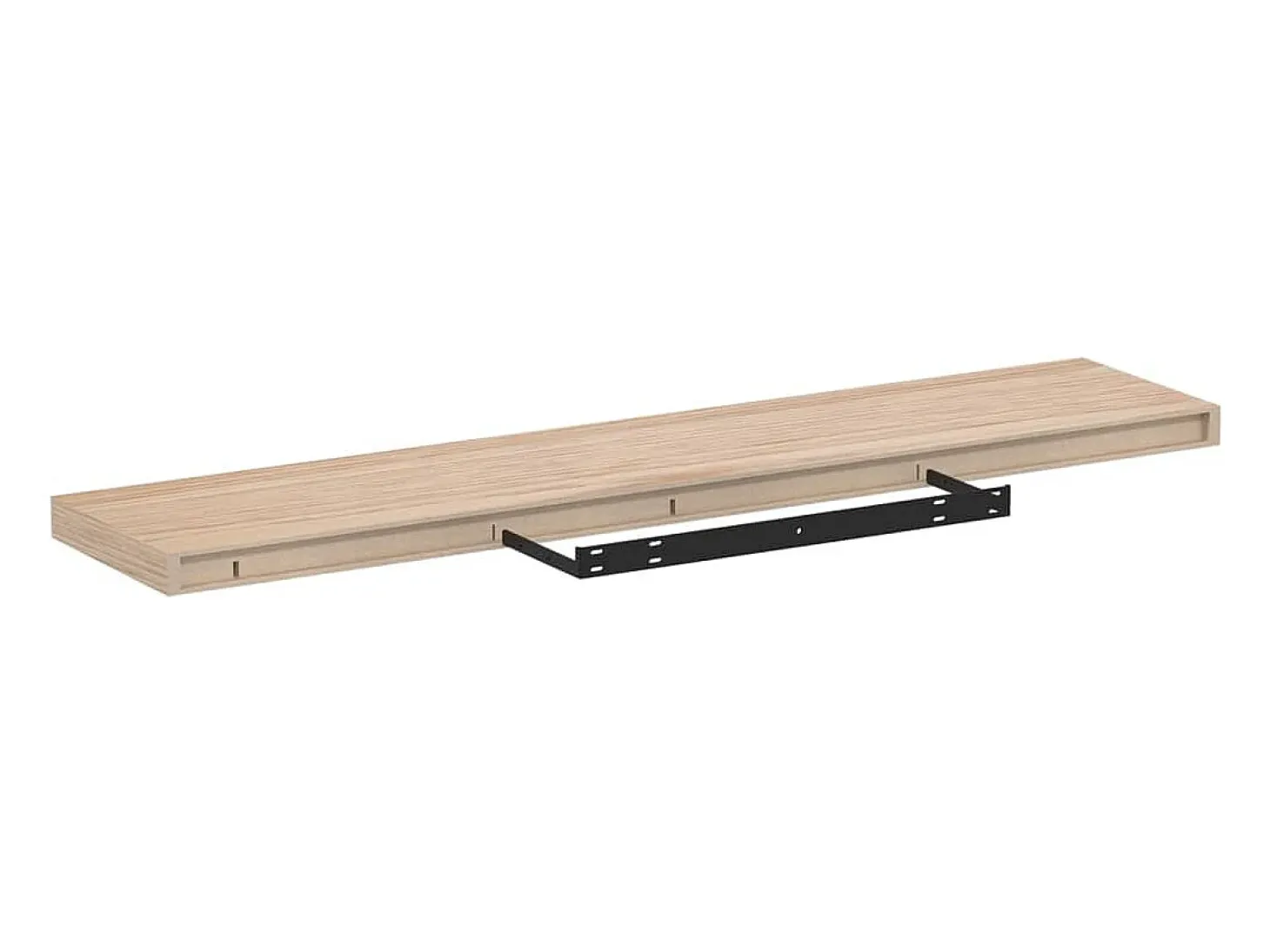 Estantes flotantes 4 piezas 110x23,5x4 cm madera de ingeniería