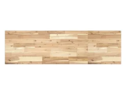 Estantes flotantes 2 uds 140x40x2 cm acacia maciza sin tratar