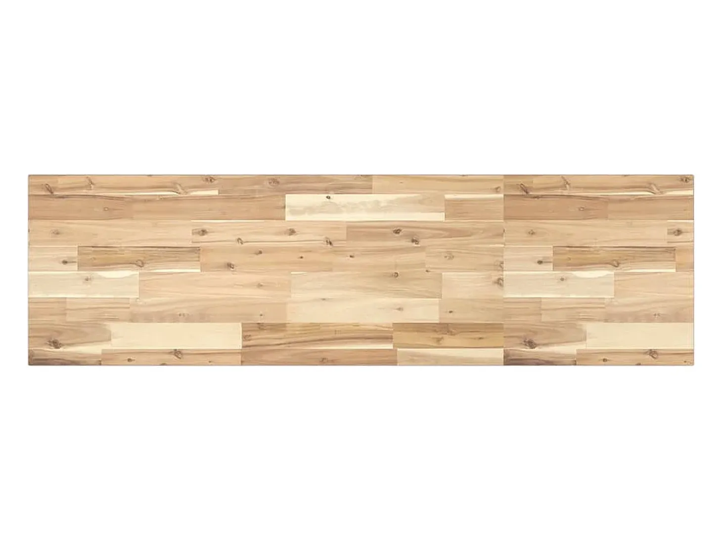 Estantes flotantes 2 uds 140x40x2 cm acacia maciza sin tratar
