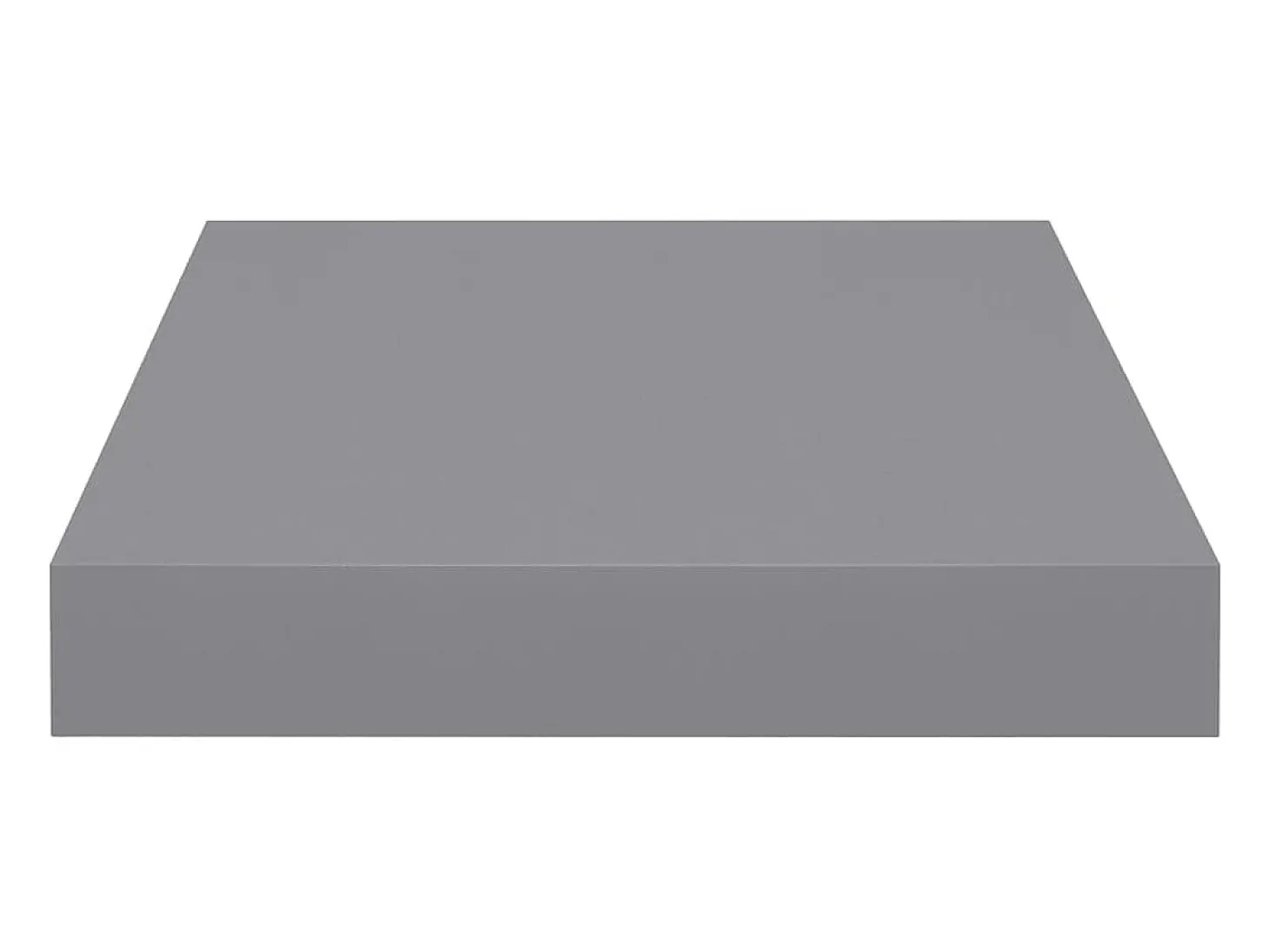 Estantes flotantes de pared 2 piezas gris 23x23,5x3,8 cm MDF