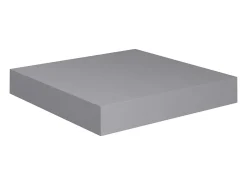 Estantes flotantes de pared 2 piezas gris 23x23,5x3,8 cm MDF