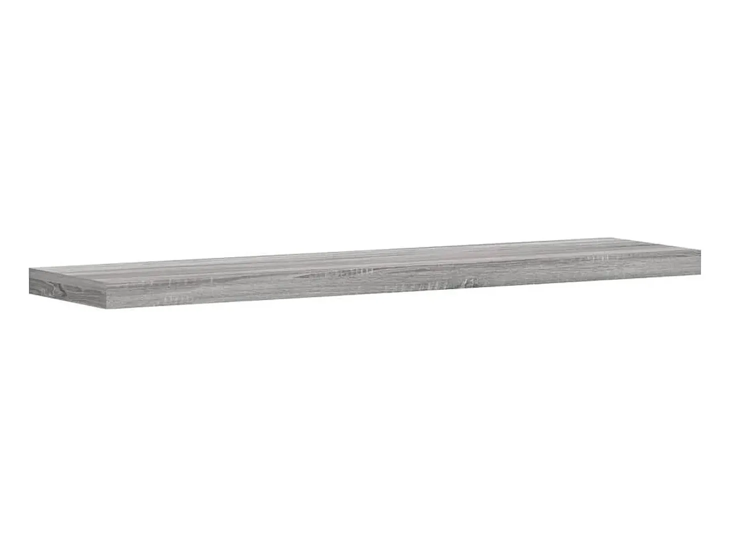 Estantes pared 2 uds madera ingeniería gris Sonoma 40x10x1,5 cm ES138786