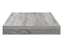 Estantes pared 2 uds madera ingeniería gris Sonoma 40x10x1,5 cm ES138786