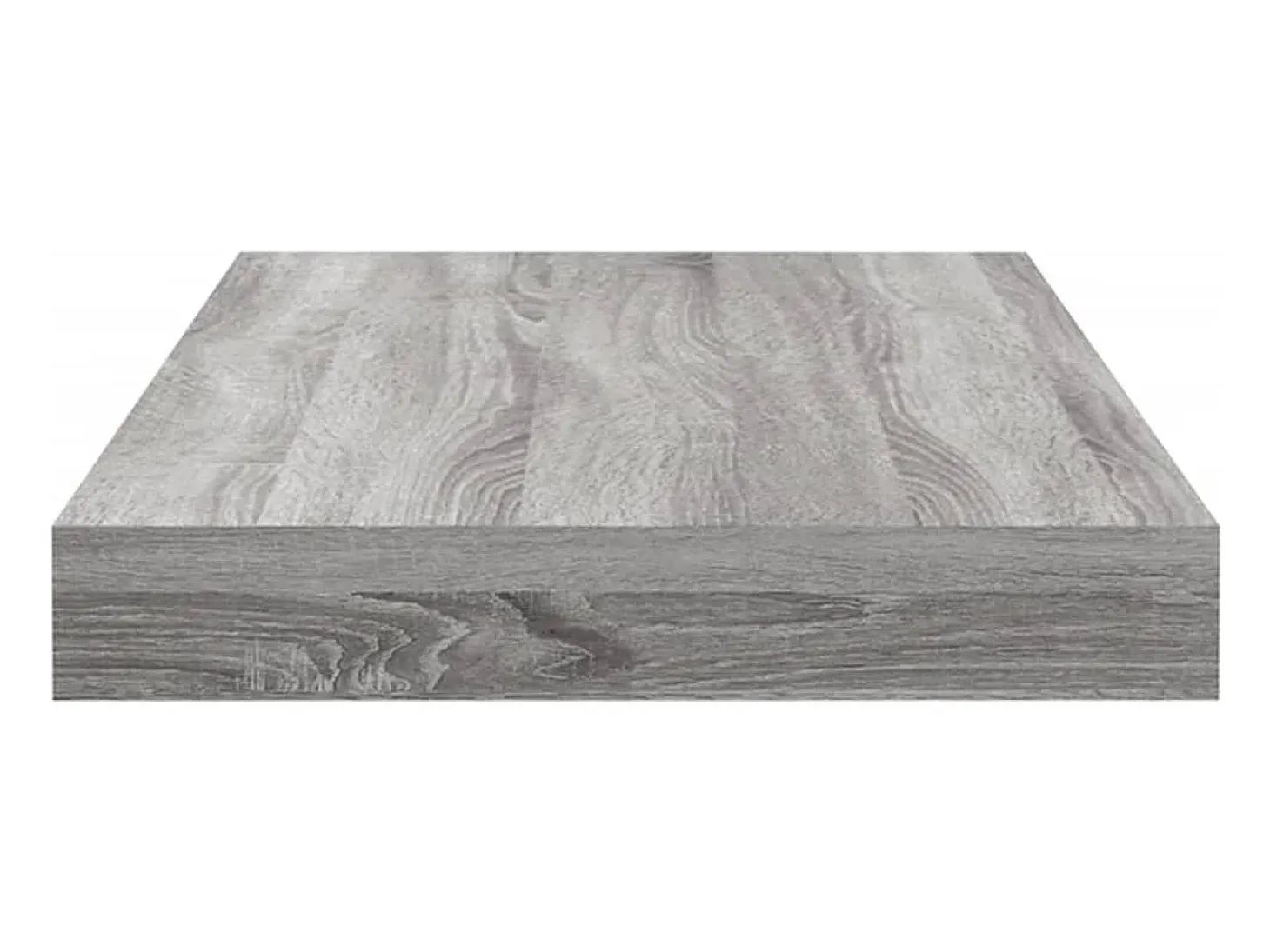 Estantes pared 2 uds madera ingeniería gris Sonoma 40x10x1,5 cm ES138786
