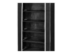 Estantes zapateros 162 x 57 x 29 cm Negro