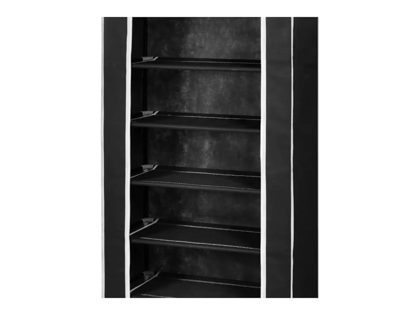Estantes zapateros 162 x 57 x 29 cm Negro