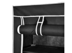 Estantes zapateros 162 x 57 x 29 cm Negro