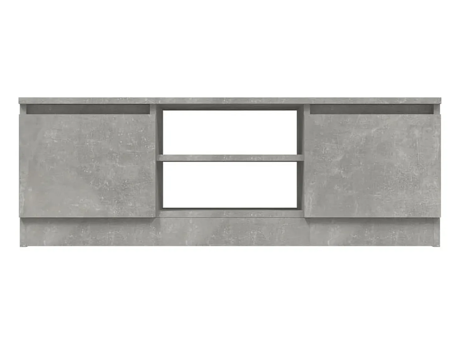 Eugene Mueble de TV con puerta gris hormigón 102x30x36 cm