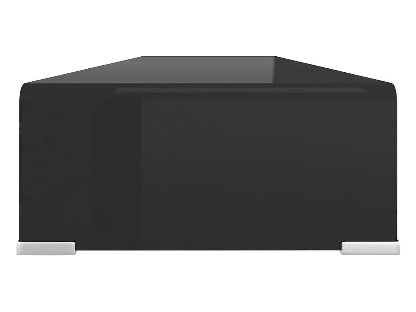 Fall River Soporte para TV/Elevador monitor cristal negro 110x30x13 cm