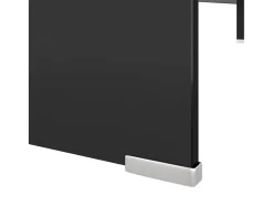 Fall River Soporte para TV/Elevador monitor cristal negro 110x30x13 cm