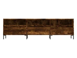 Fem Mueble de TV madera contrachapada roble ahumado 150x30x44,5 cm