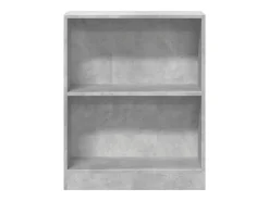 Freekje Estantería madera de ingeniería gris hormigón 60x24x76 cm