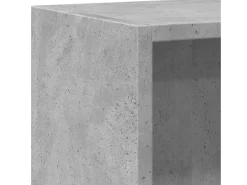 Freekje Estantería madera de ingeniería gris hormigón 60x24x76 cm