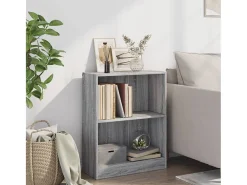 Freekje Estantería madera de ingeniería gris Sonoma 60x24x76 cm