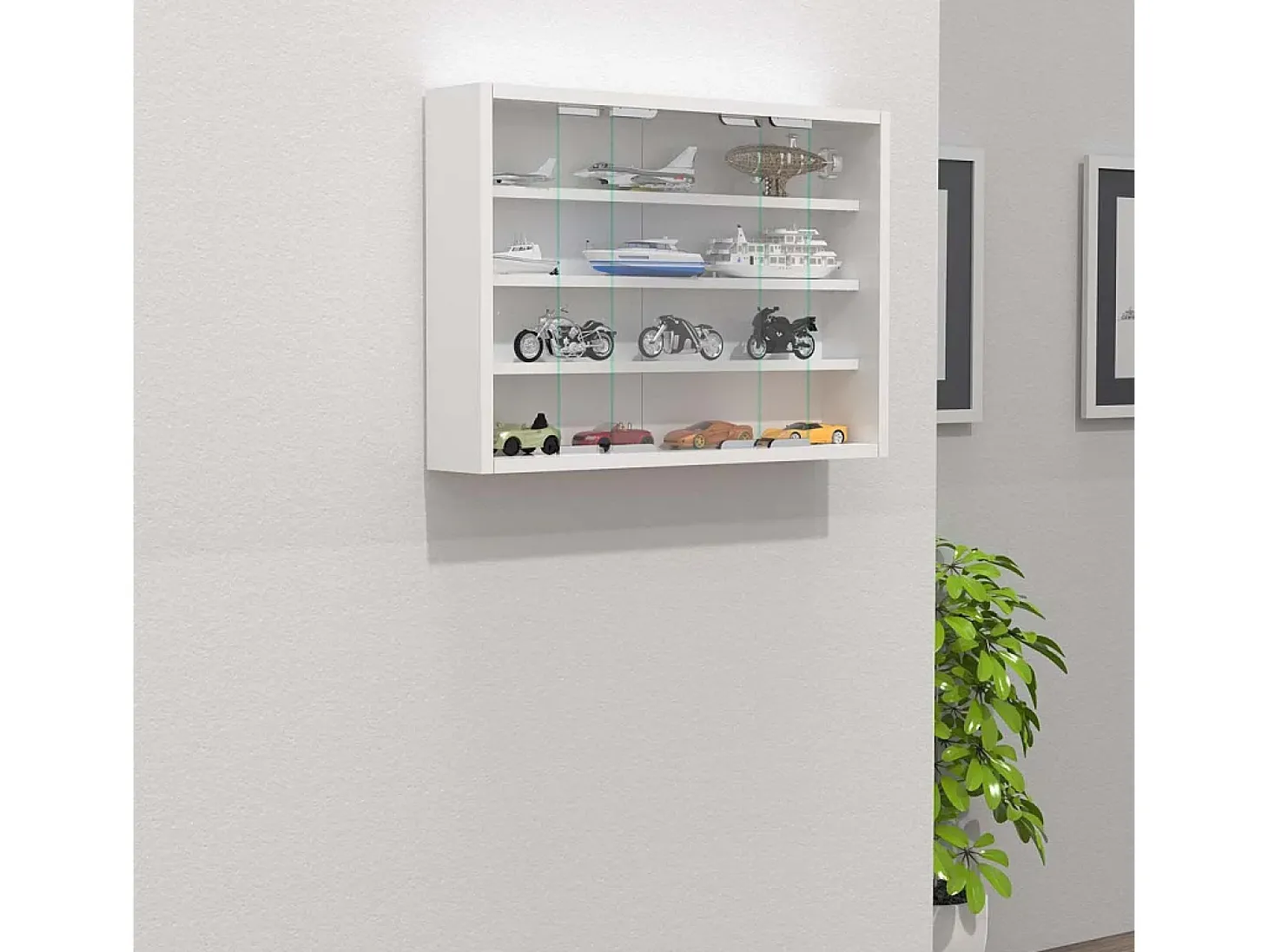 Gabinete de exhibición de pared Agisa