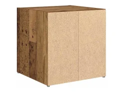 Gabinete de TV 2 pcs Marrón 37 x 35 x 37 cm