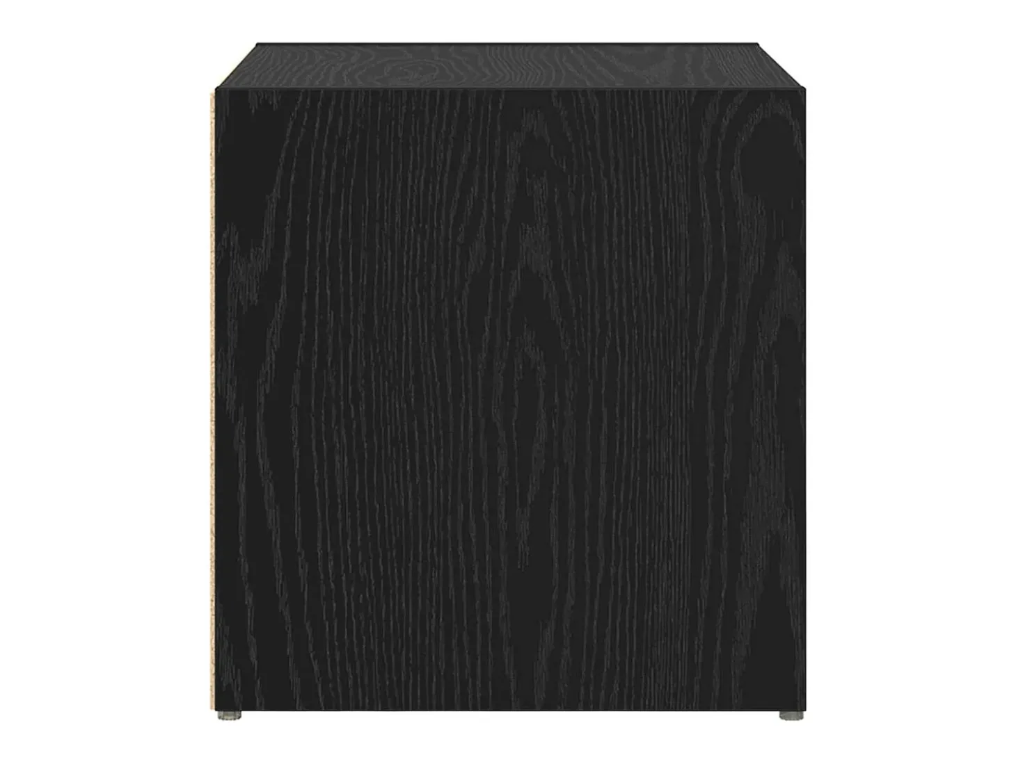 Gabinete de TV 4 pcs Negro 37 x 35 x 37 cm Madera contrachapada