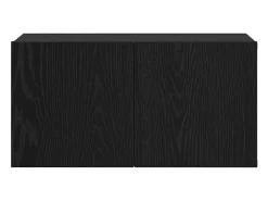 Gabinete de TV 2 pcs Negro 60 x 30 x 30 cm Madera contrachapada