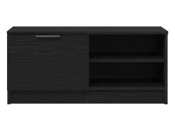 Gabinete de TV 2 pcs Negro 80 x 35 x 36.5 cm