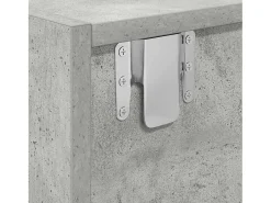 Gabinete de TV con cajón Gris hormigón 100 x 31 x 25.5 cm