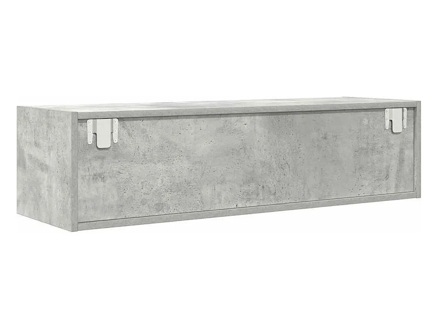 Gabinete de TV con cajón Gris hormigón 100 x 31 x 25.5 cm