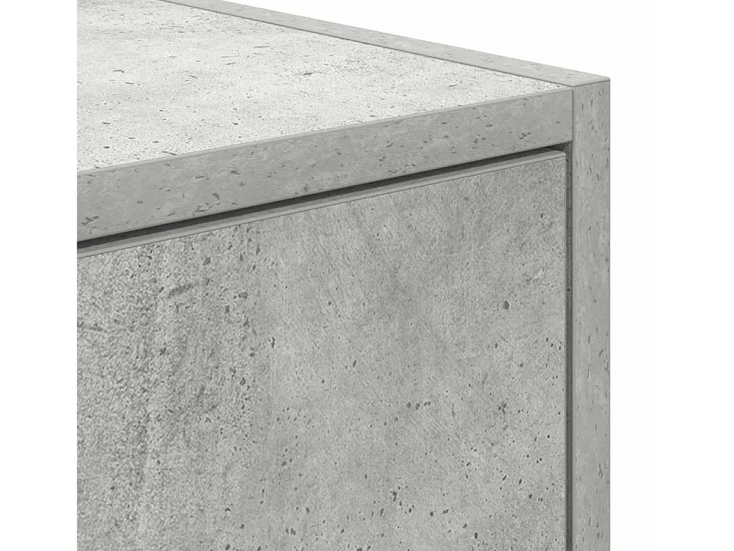 Gabinete de TV con cajón Gris hormigón 100 x 31 x 25.5 cm