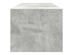Gabinete de TV con cajón Gris hormigón 100 x 31 x 25.5 cm