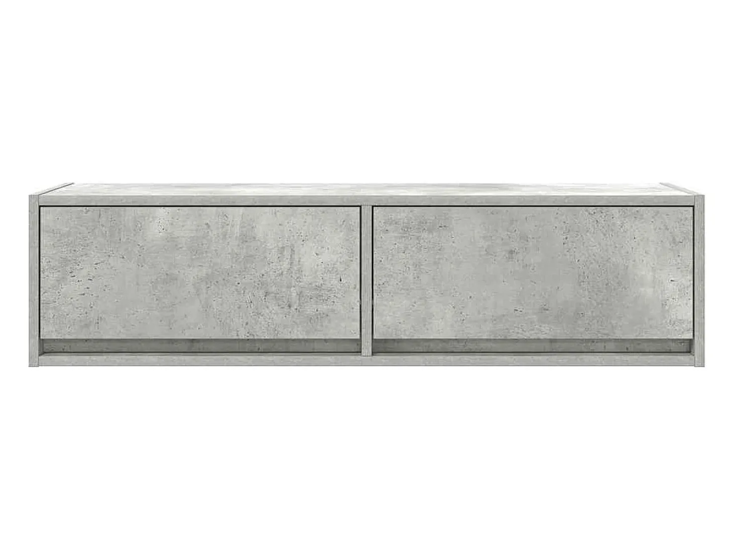 Gabinete de TV con cajón Gris hormigón 100 x 31 x 25.5 cm