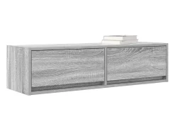 Gabinete de TV con cajón Gris sonoma 100 x 31 x 25.5 cm