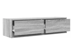 Gabinete de TV con cajón Gris sonoma 100 x 31 x 25.5 cm