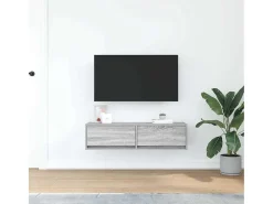 Gabinete de TV con cajón Gris sonoma 100 x 31 x 25.5 cm