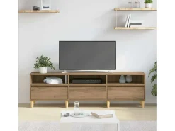 Gabinete de TV con cajón Roble artisan 150 x 30 x 45 cm