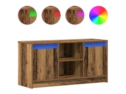 Gabinete de TV Marrón 100 x 34 x 50 cm Madera contrachapada
