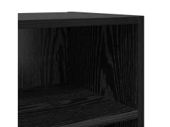 Gabinete de TV Negro 69.5 x 30 x 50 cm Madera contrachapada