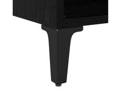 Gabinete de TV Negro 69.5 x 30 x 50 cm Madera contrachapada