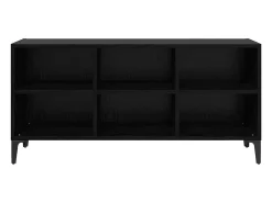 Gabinete de TV Negro 69.5 x 30 x 50 cm Madera contrachapada