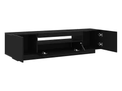Gabinete de TV Negro 160 x 35 x 40 cm Madera contrachapada