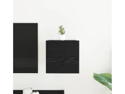 Gabinete de TV Negro 30.5 x 30 x 30 cm Madera contrachapada