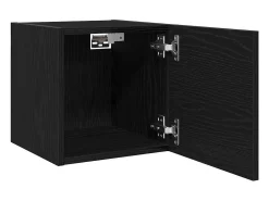 Gabinete de TV Negro 30.5 x 30 x 30 cm Madera contrachapada