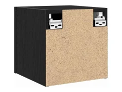 Gabinete de TV Negro 30.5 x 30 x 30 cm Madera contrachapada
