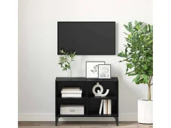 Gabinete de TV Negro 69.5 x 30 x 50 cm Madera contrachapada