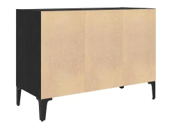 Gabinete de TV Negro 69.5 x 30 x 50 cm Madera contrachapada