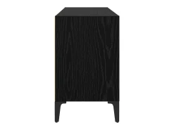 Gabinete de TV Negro 69.5 x 30 x 50 cm Madera contrachapada