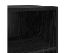 Gabinete de TV Negro 69.5 x 30 x 50 cm Madera contrachapada